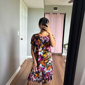 Ivy Lane Floral Palm Beach Dress Size S